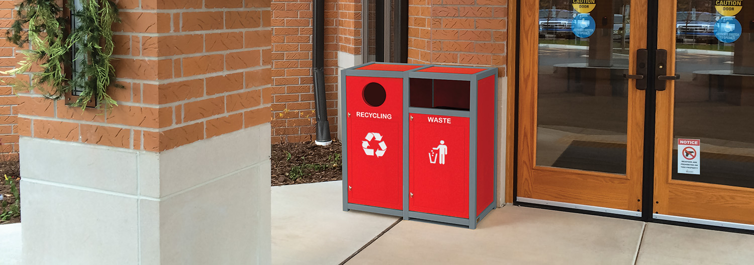 double 26 gallon recycling bins
