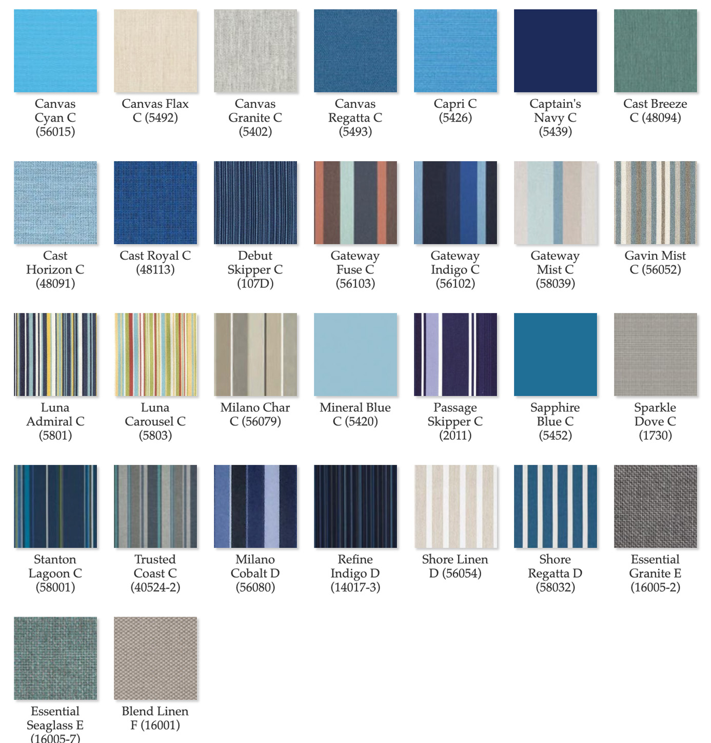 easycare cushion pattern options