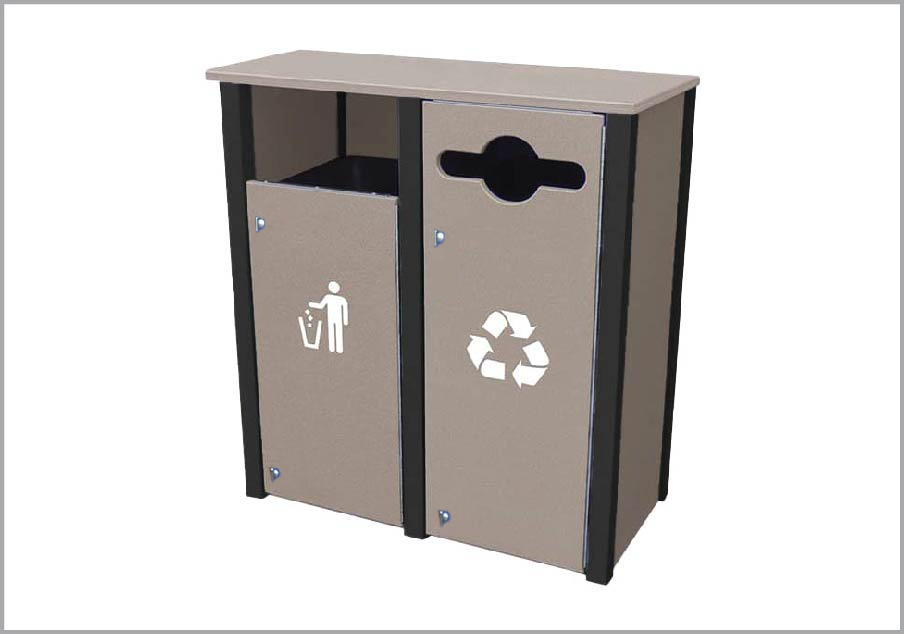 easycare brunswick 12 gallon recycling bin