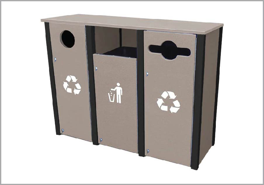 easycare brunswick 12 gallon recycling bin