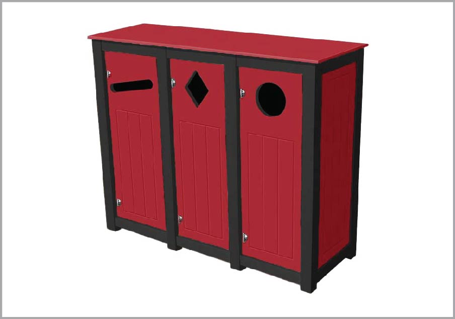 easycare brunswick 12 gallon recycling bin