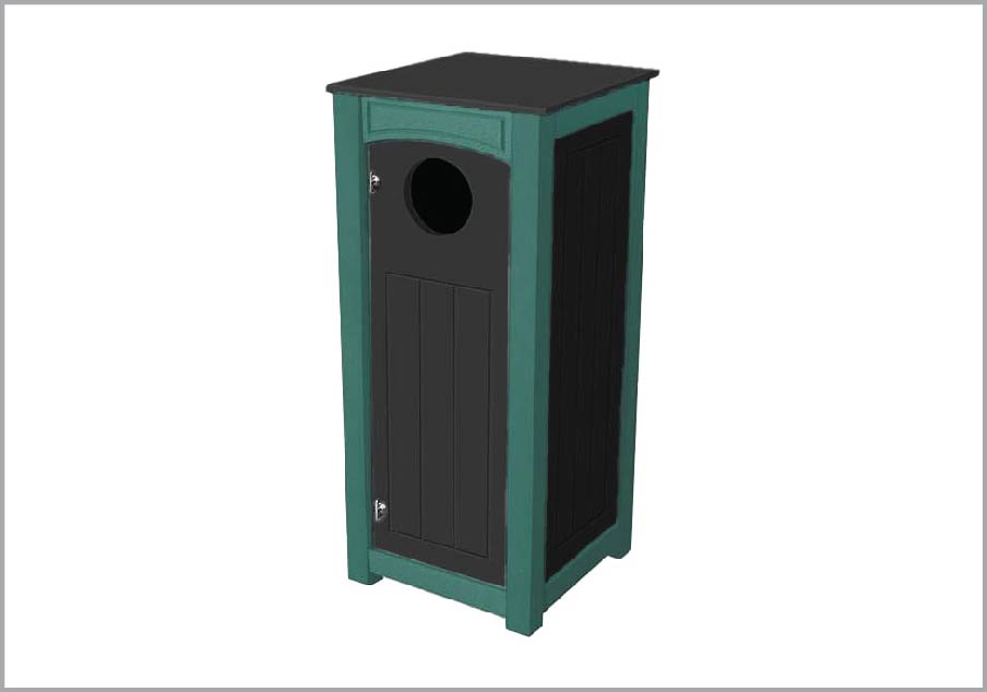 easycare brunswick 12 gallon recycling bin