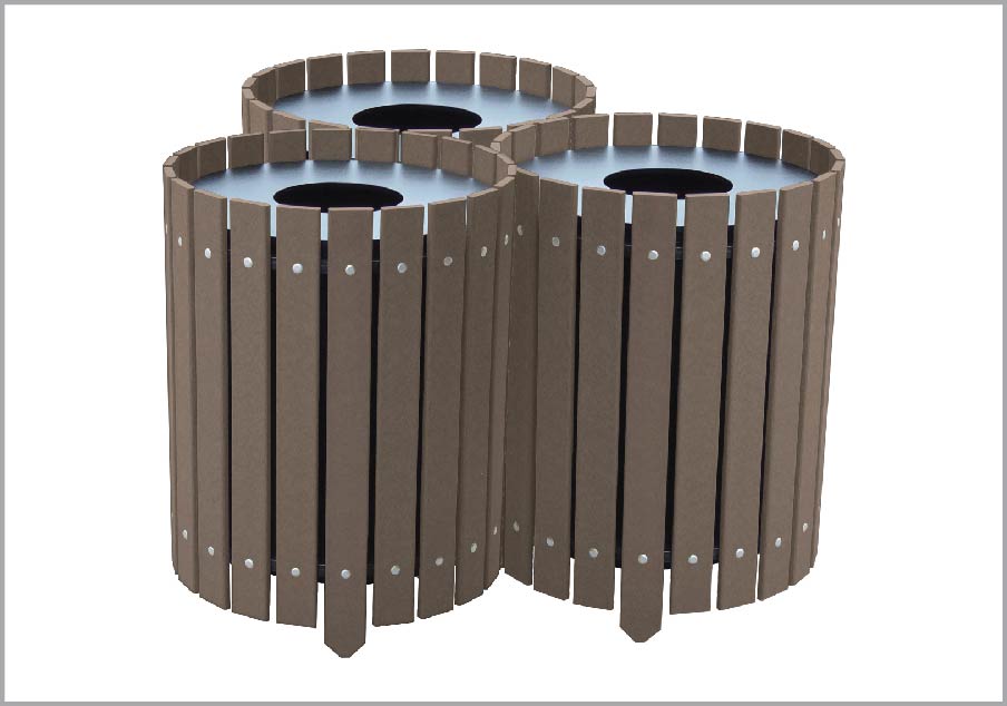 easycare 20 gallon round recycling bin