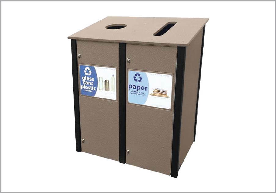 easycare brunswick 23 gallon recycling bin