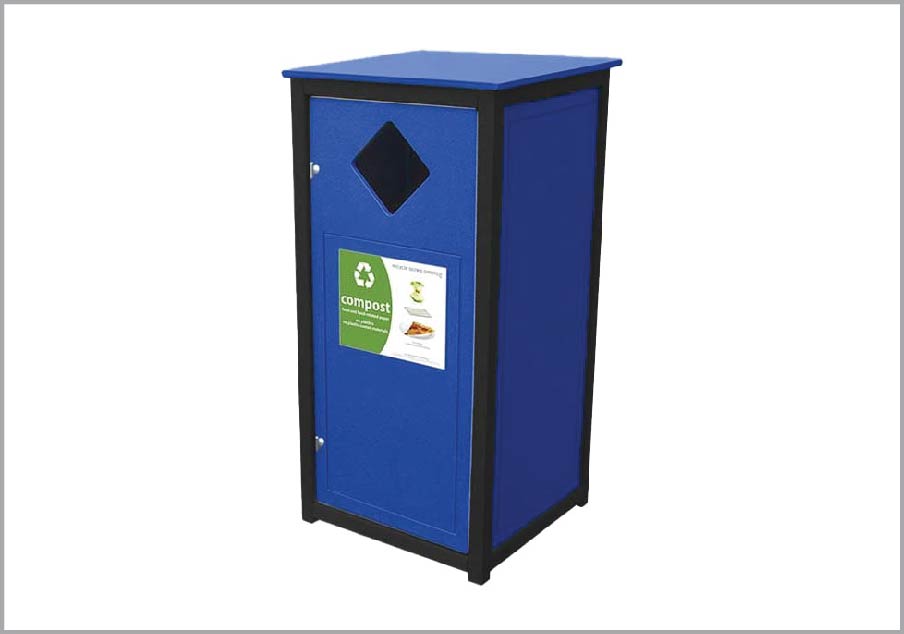 easycare spruce 26 gallon recycling bin