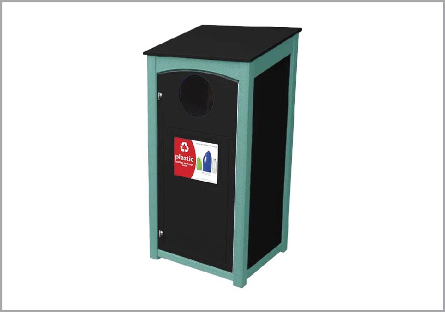 easycare emerald 26 gallon recycling bin