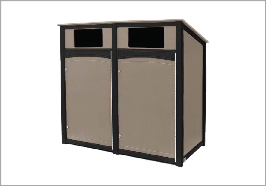 easycare 32 gallon roll cart recycling bin