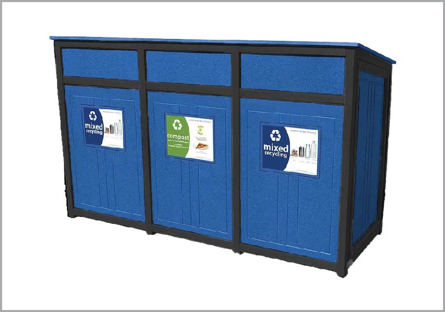 easycare brunswick 32 gallon recycling bin