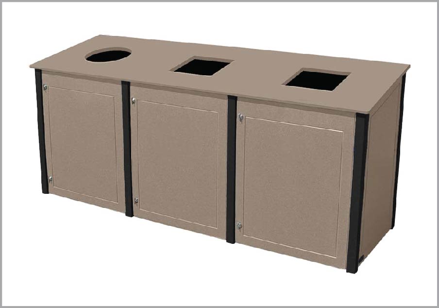 easycare brunswick 32 gallon recycling bin