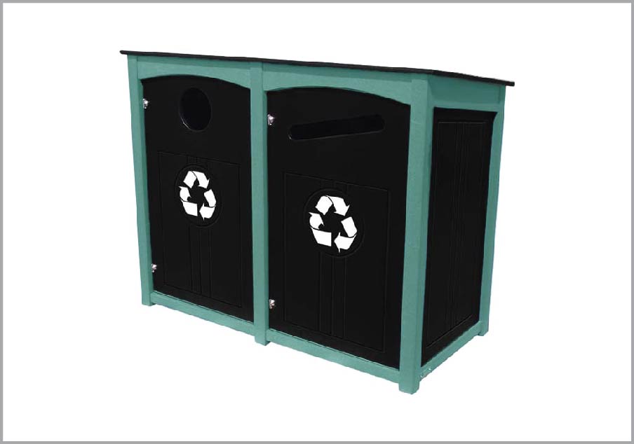 easycare brunswick 32 gallon recycling bin