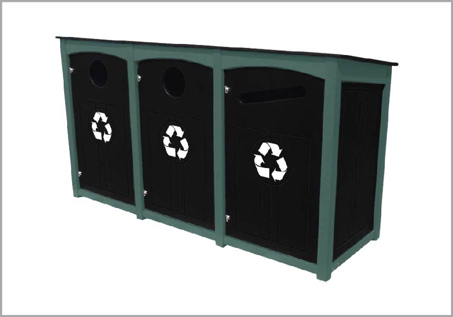easycare brunswick 32 gallon recycling bin