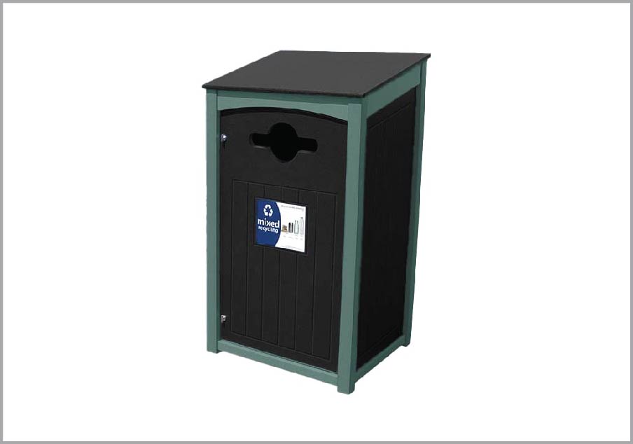 easycare emerald 55 gallon recycling bin