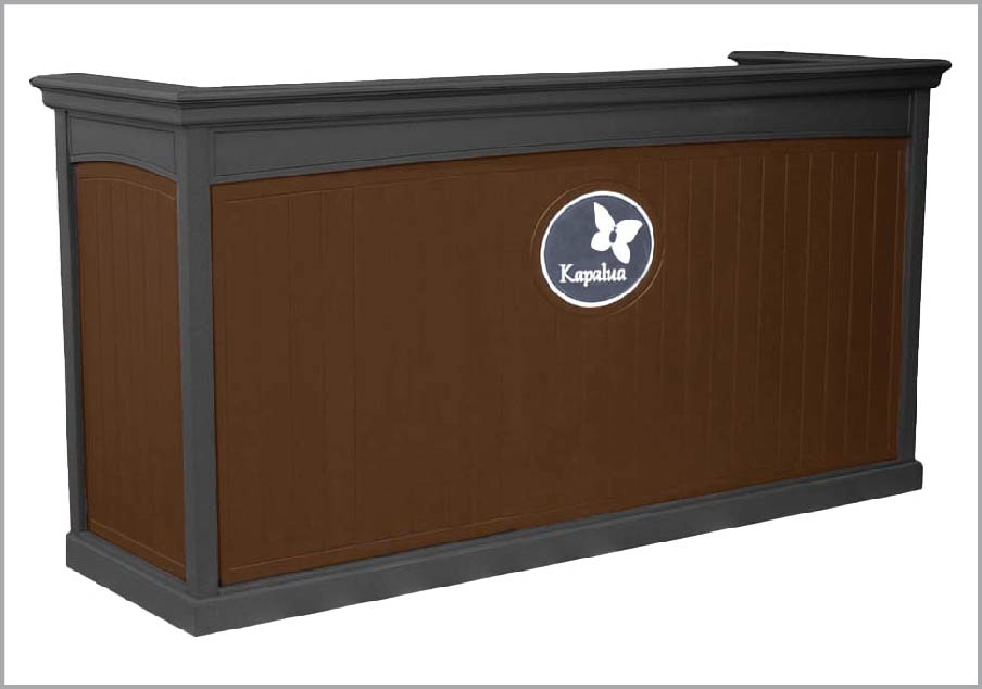easycare pedestal top hosting station podium