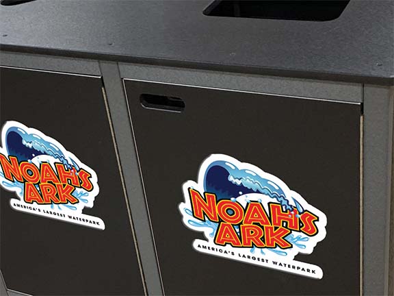 custom recycling bins panel pattern styles