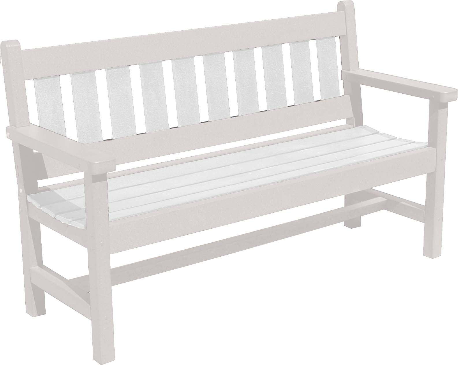 easycare recycled plastic bench