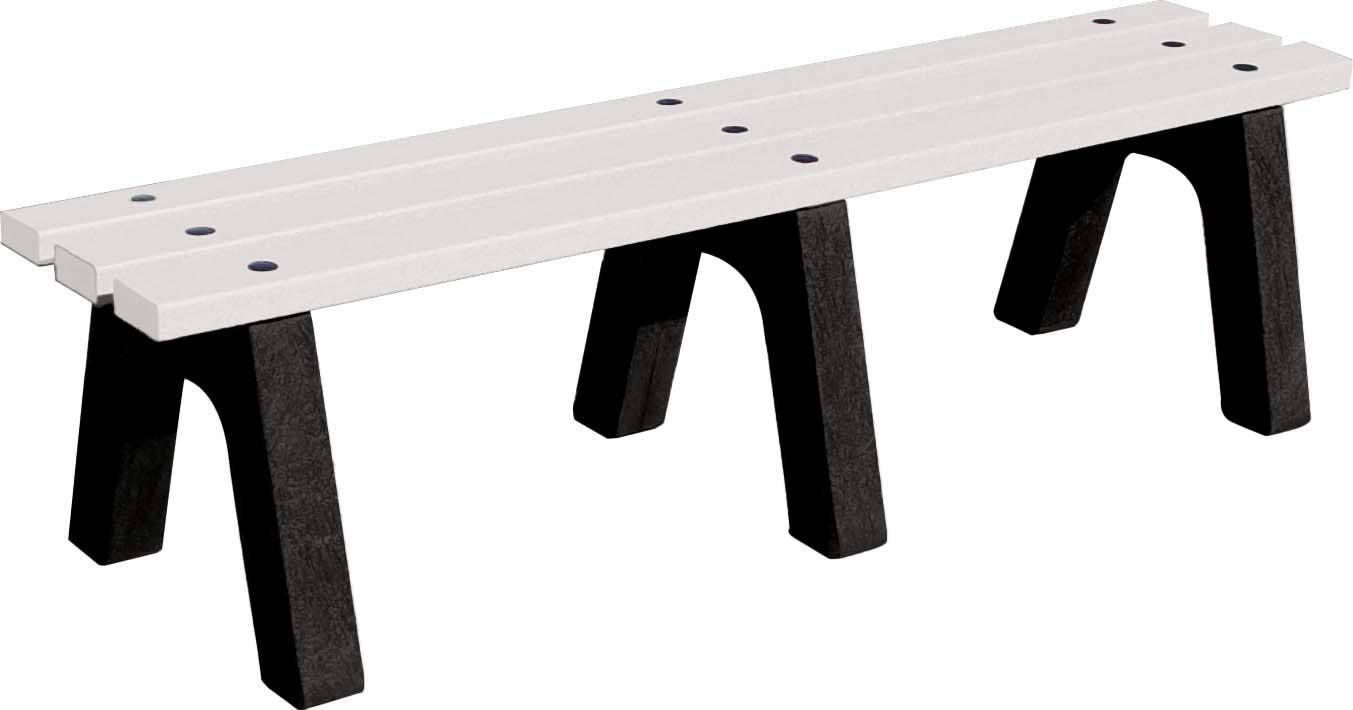 easycare recycled plastic bench