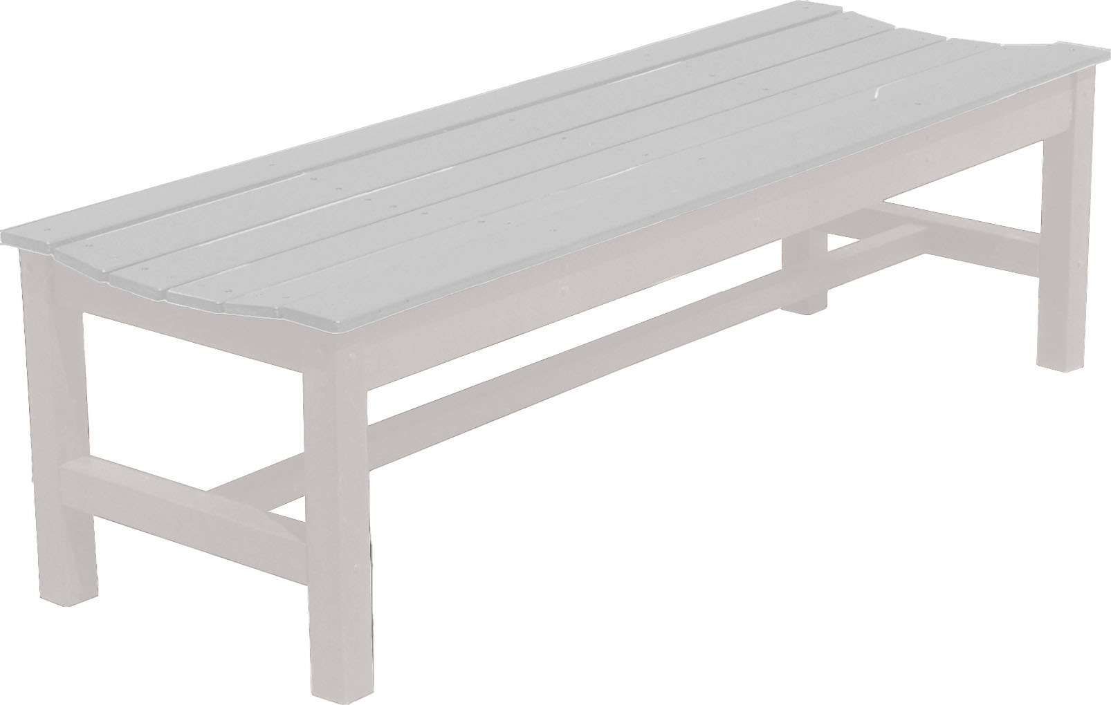 easycare recycled plastic bench