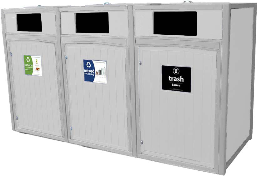 easycare roll cart recycling bin