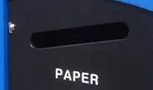 Paper slot opening