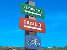 custom sign with text