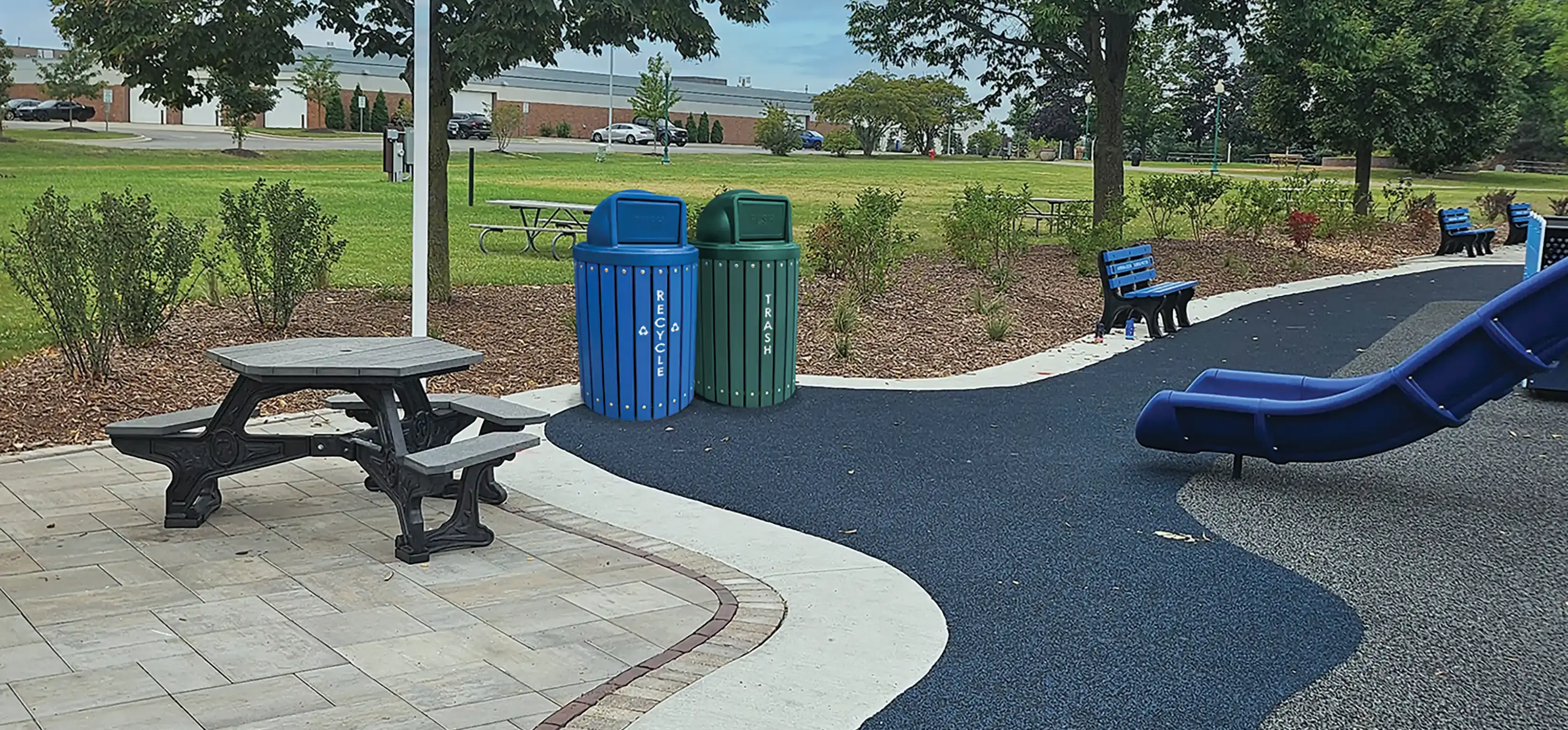 Waste and site solutions for parks and recreation spaces