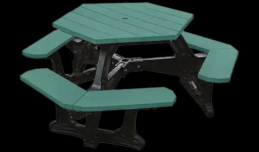 EasyCare™ Plaza Hexagon Picnic Table