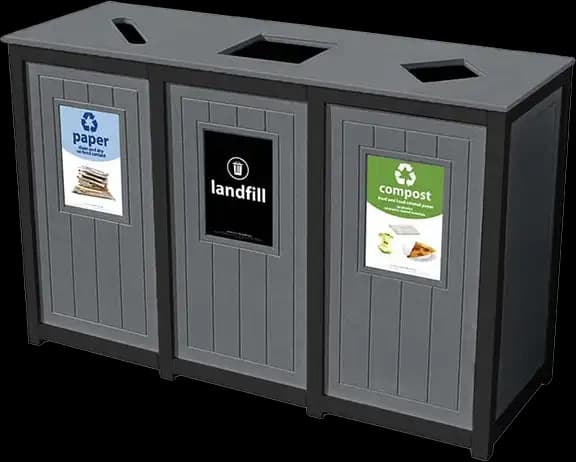 EasyCare™ Triple 18 Gallon Waste Enclosure