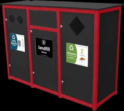 EasyCare™ Triple 32 Gallon Waste Enclosure