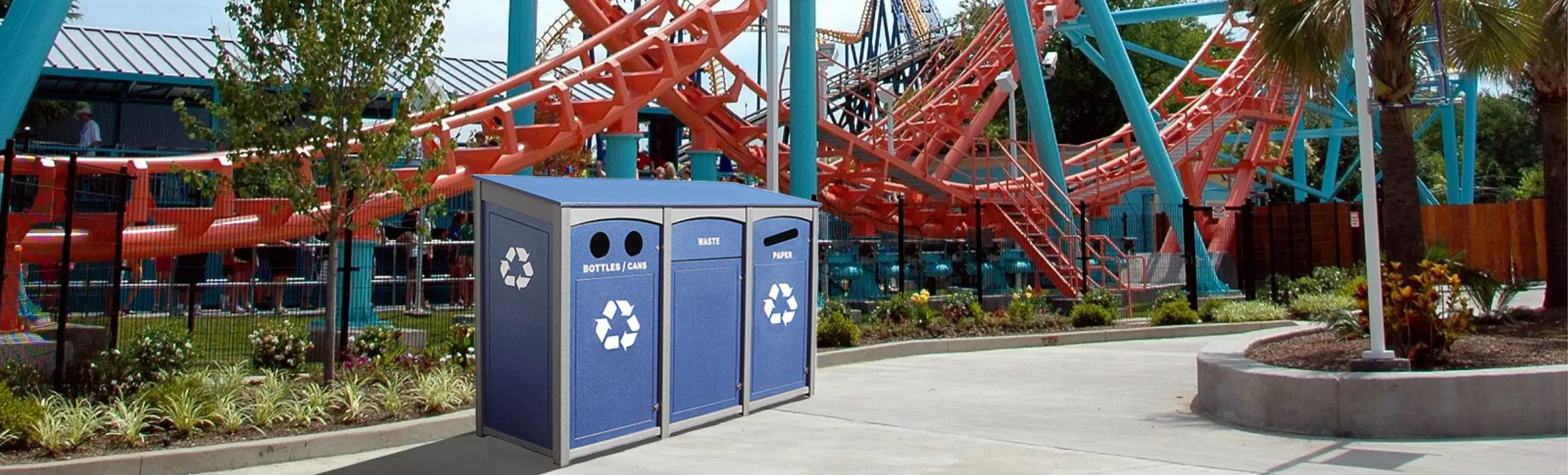 Waste and site solutions for attractions and entertainment venues